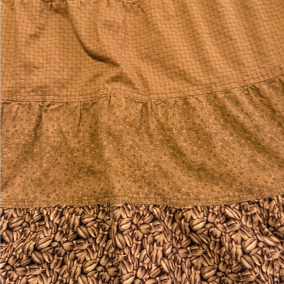 Handmade Brown Tiered Skirt Great condition - Picture 3 of 9